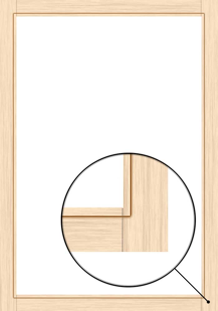 Unfinished Beaded Edge For Inset Doors